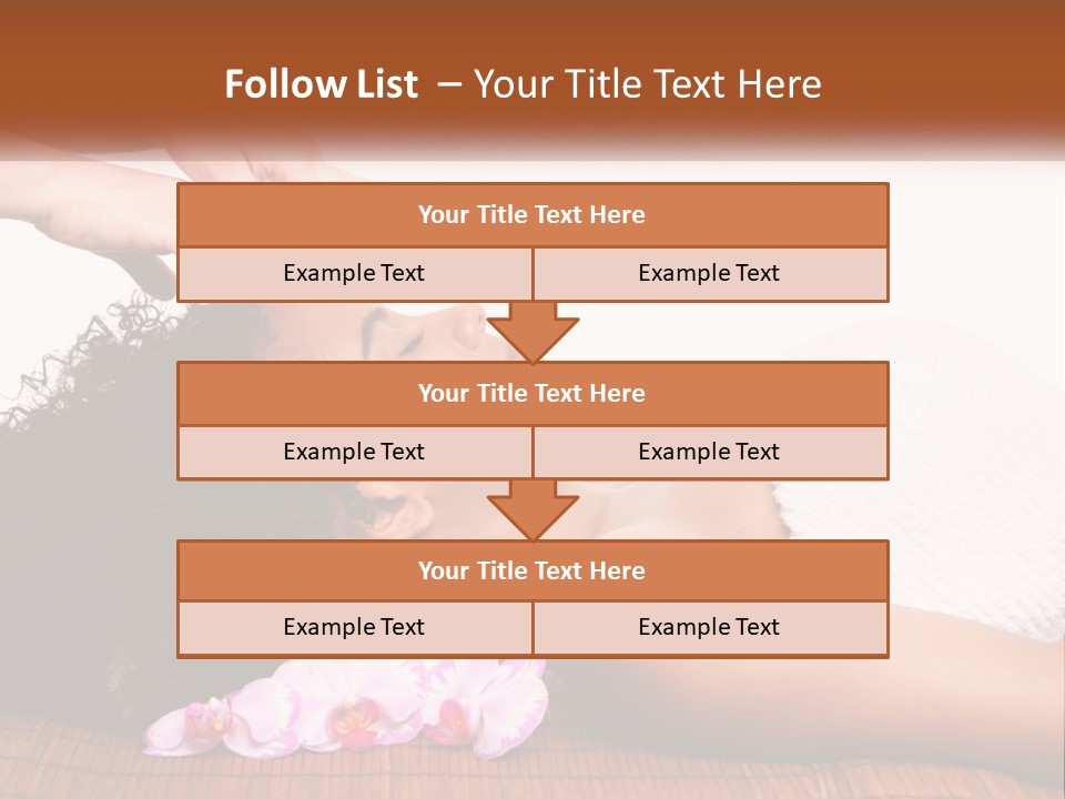 Relax Face Flowers PowerPoint Template