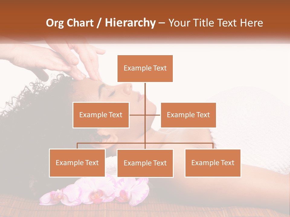 Relax Face Flowers PowerPoint Template