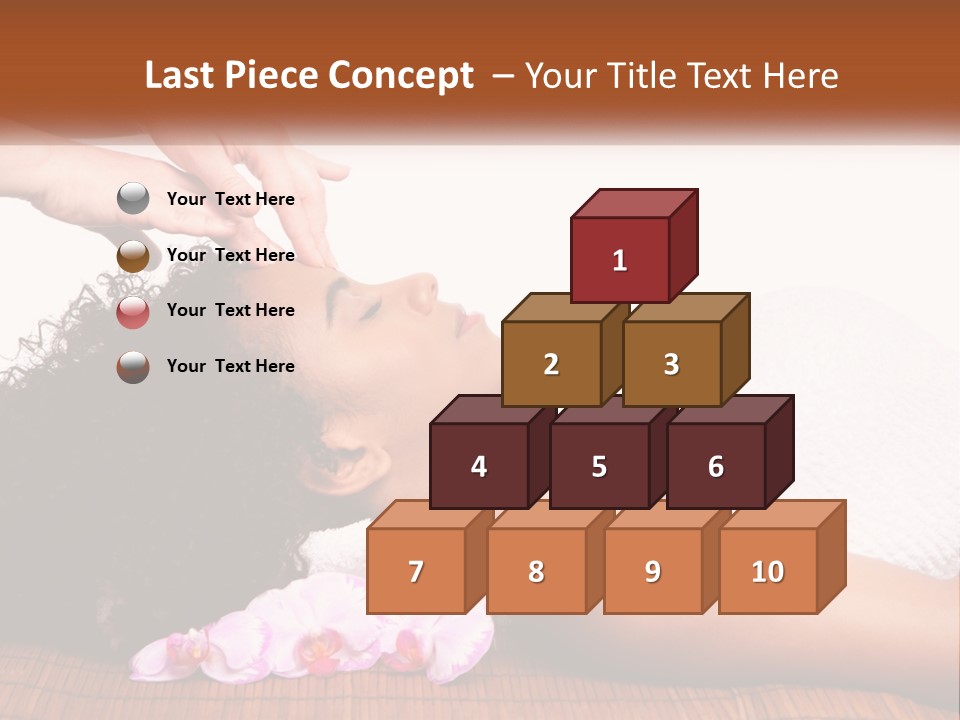 Relax Face Flowers PowerPoint Template