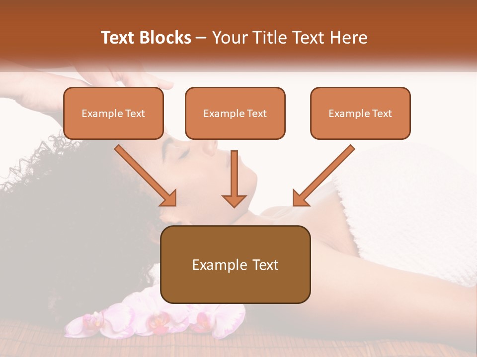 Relax Face Flowers PowerPoint Template