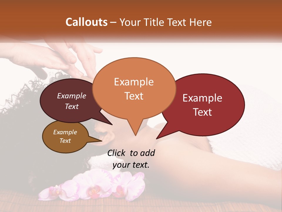 Relax Face Flowers PowerPoint Template