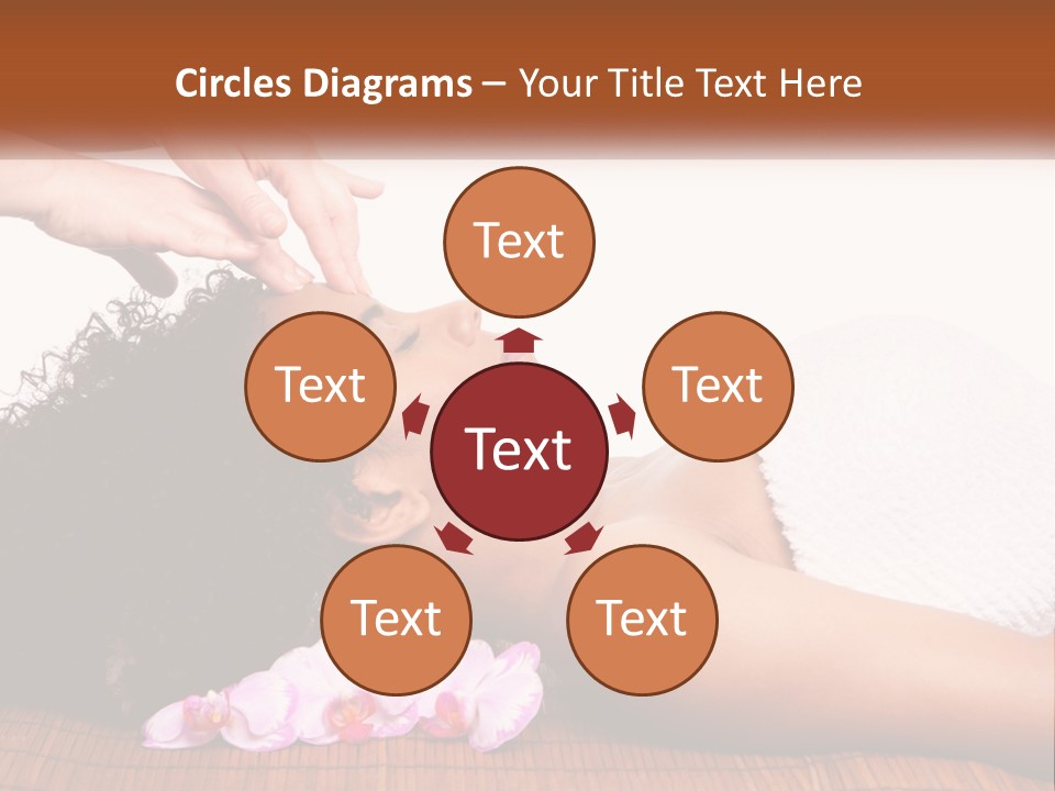 Relax Face Flowers PowerPoint Template