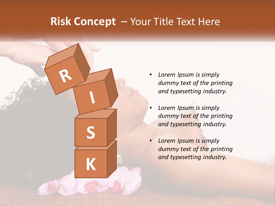 Relax Face Flowers PowerPoint Template