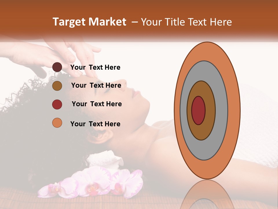 Relax Face Flowers PowerPoint Template