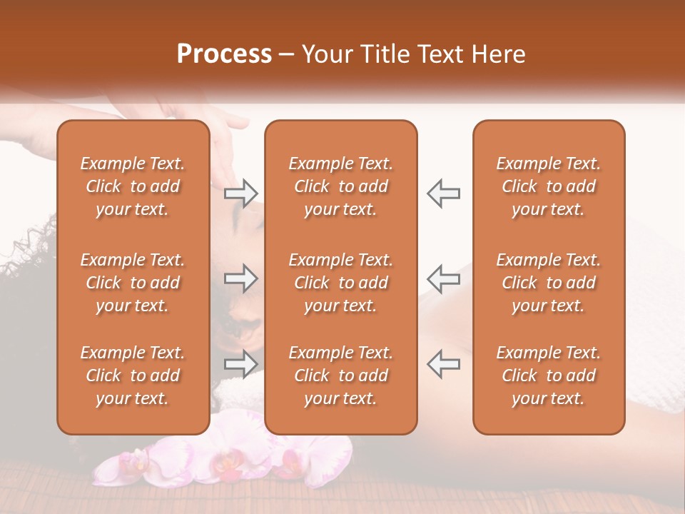 Relax Face Flowers PowerPoint Template