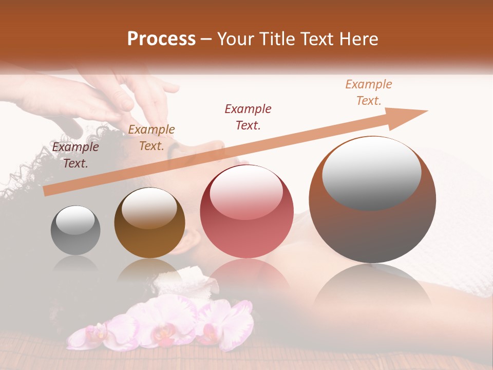 Relax Face Flowers PowerPoint Template