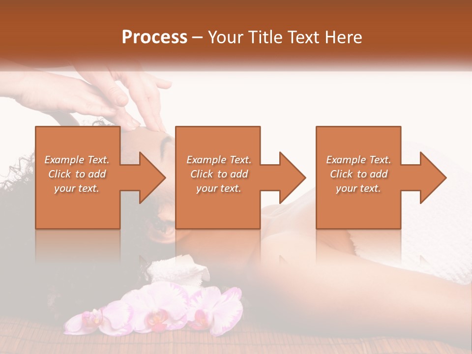 Relax Face Flowers PowerPoint Template