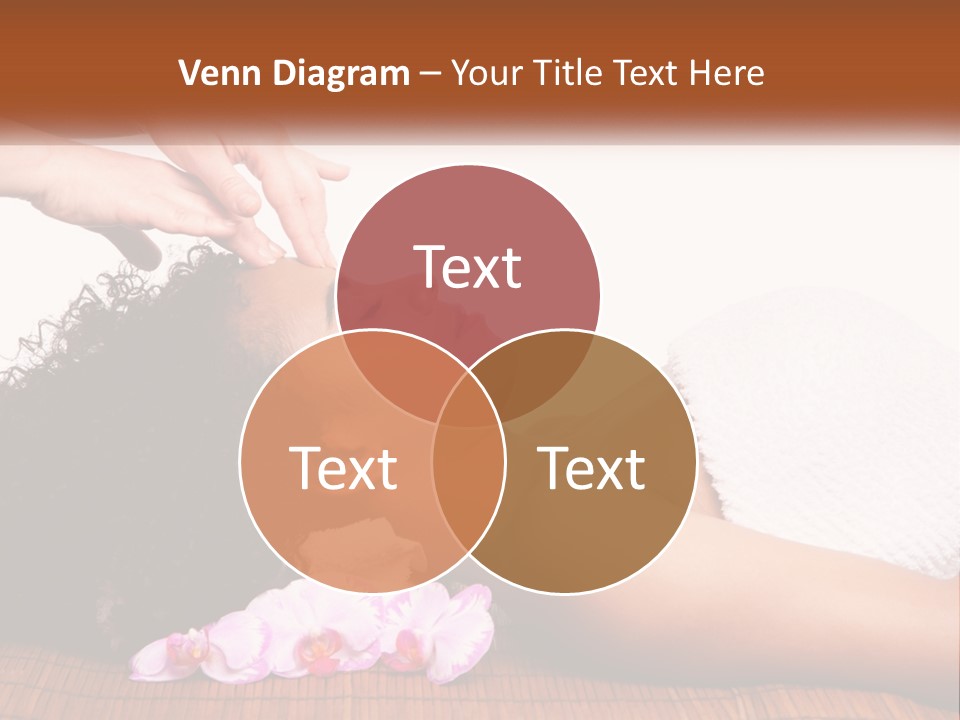 Relax Face Flowers PowerPoint Template