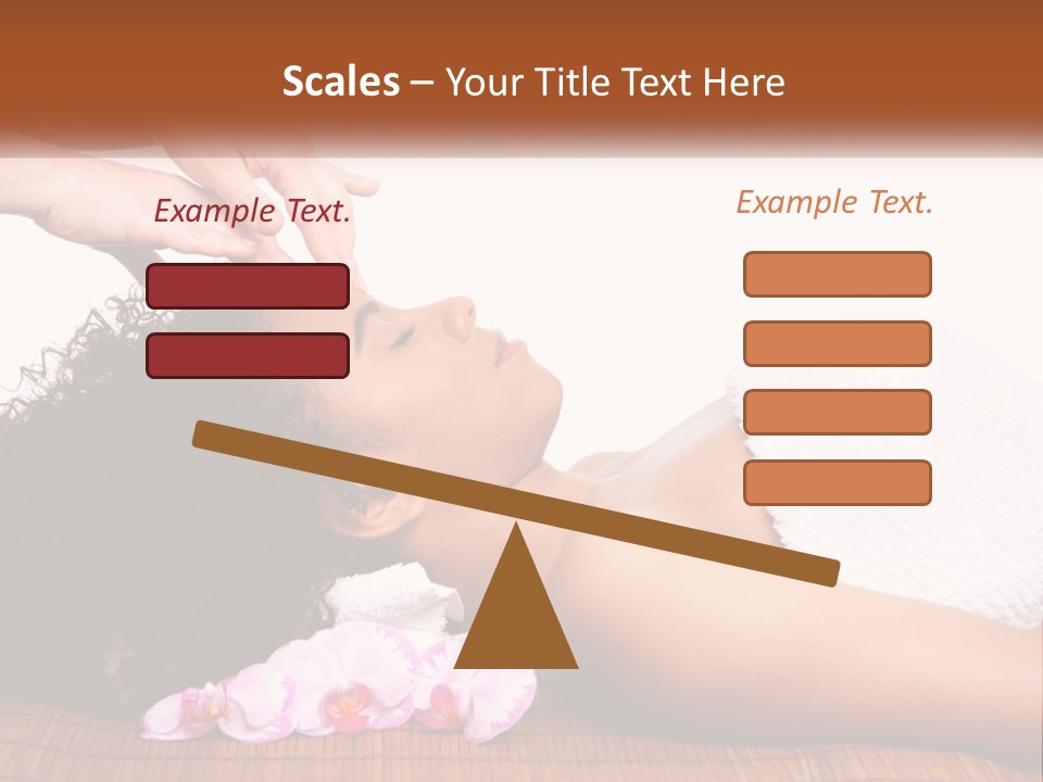 Relax Face Flowers PowerPoint Template