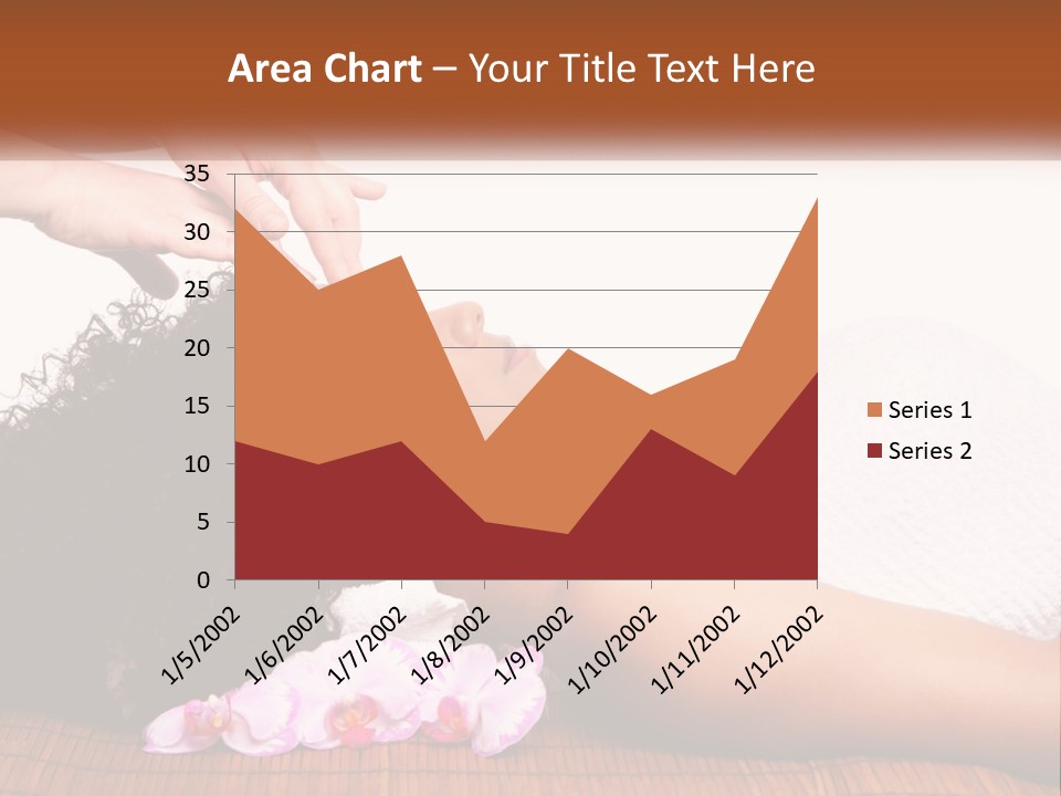 Relax Face Flowers PowerPoint Template