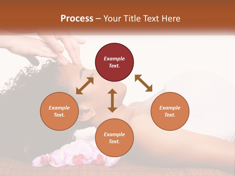 Relax Face Flowers PowerPoint Template