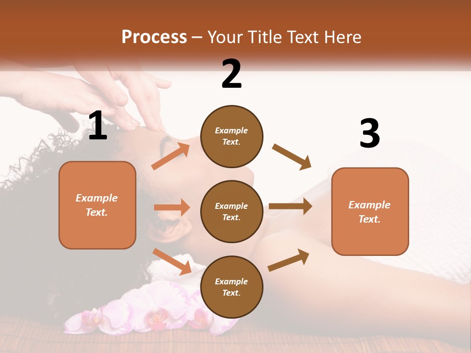 Relax Face Flowers PowerPoint Template