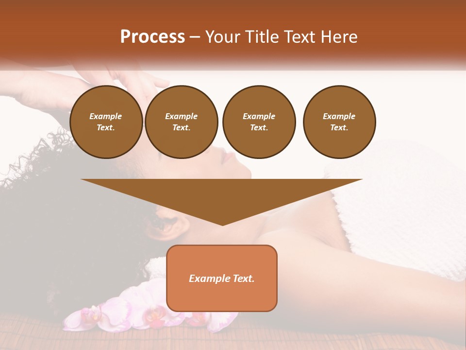 Relax Face Flowers PowerPoint Template