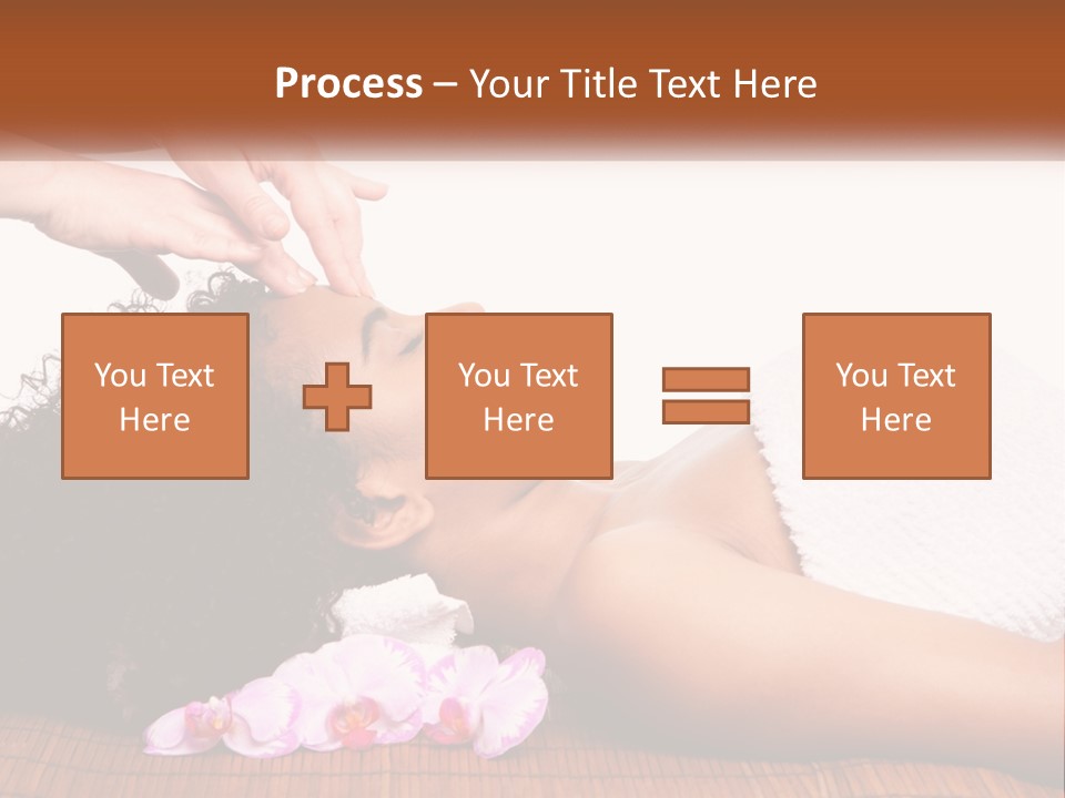 Relax Face Flowers PowerPoint Template