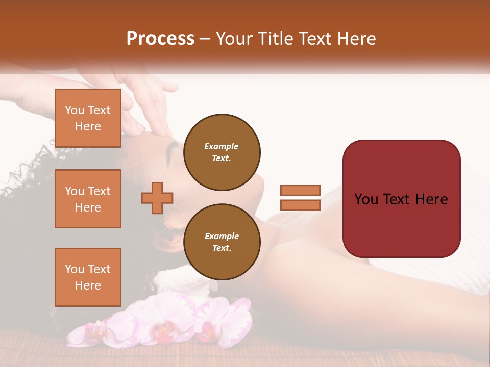 Relax Face Flowers PowerPoint Template