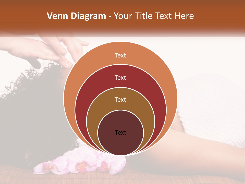 Relax Face Flowers PowerPoint Template