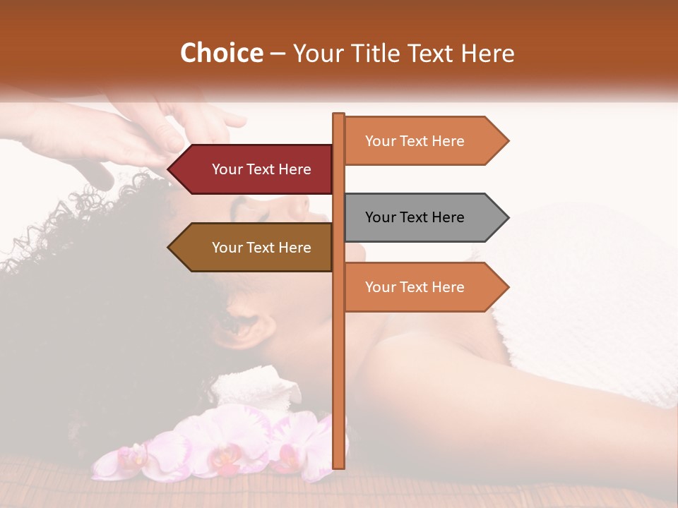 Relax Face Flowers PowerPoint Template