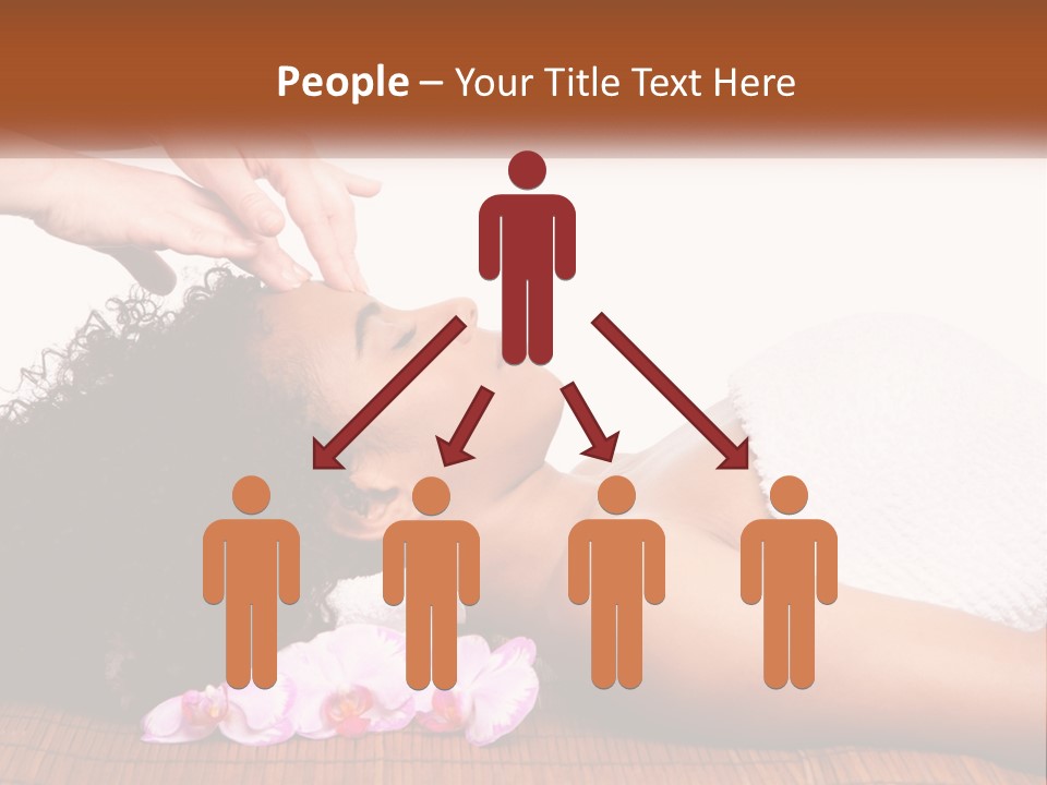 Relax Face Flowers PowerPoint Template