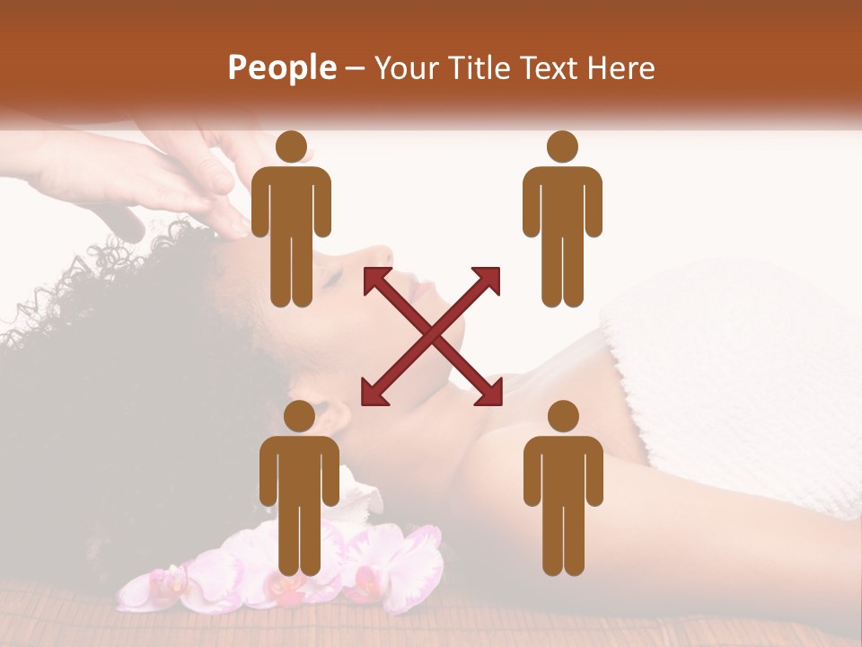 Relax Face Flowers PowerPoint Template