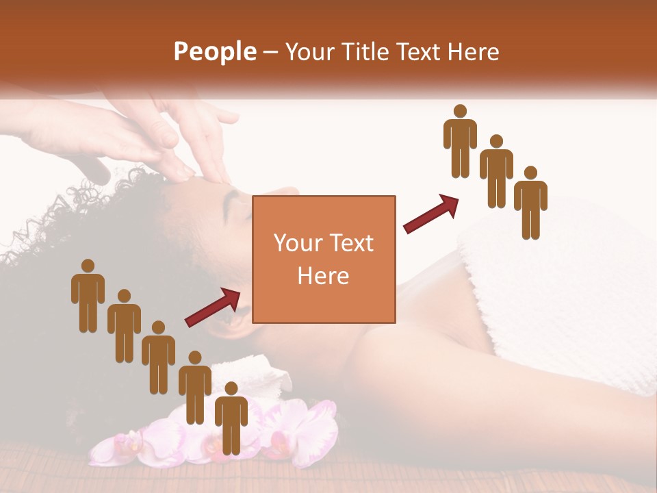 Relax Face Flowers PowerPoint Template