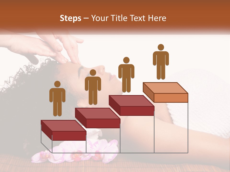 Relax Face Flowers PowerPoint Template