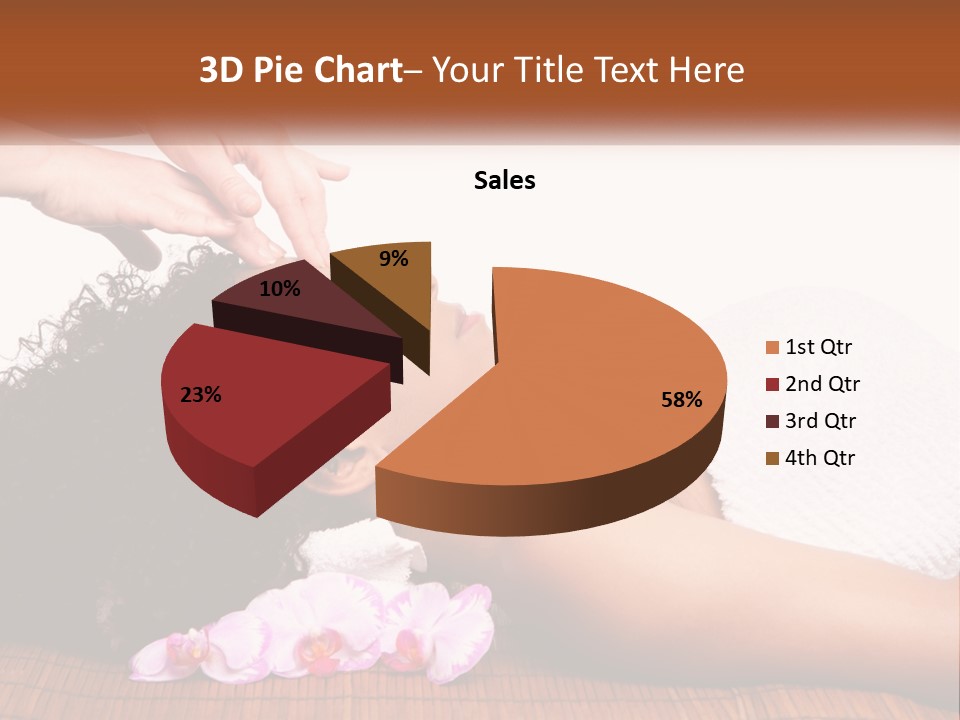 Relax Face Flowers PowerPoint Template
