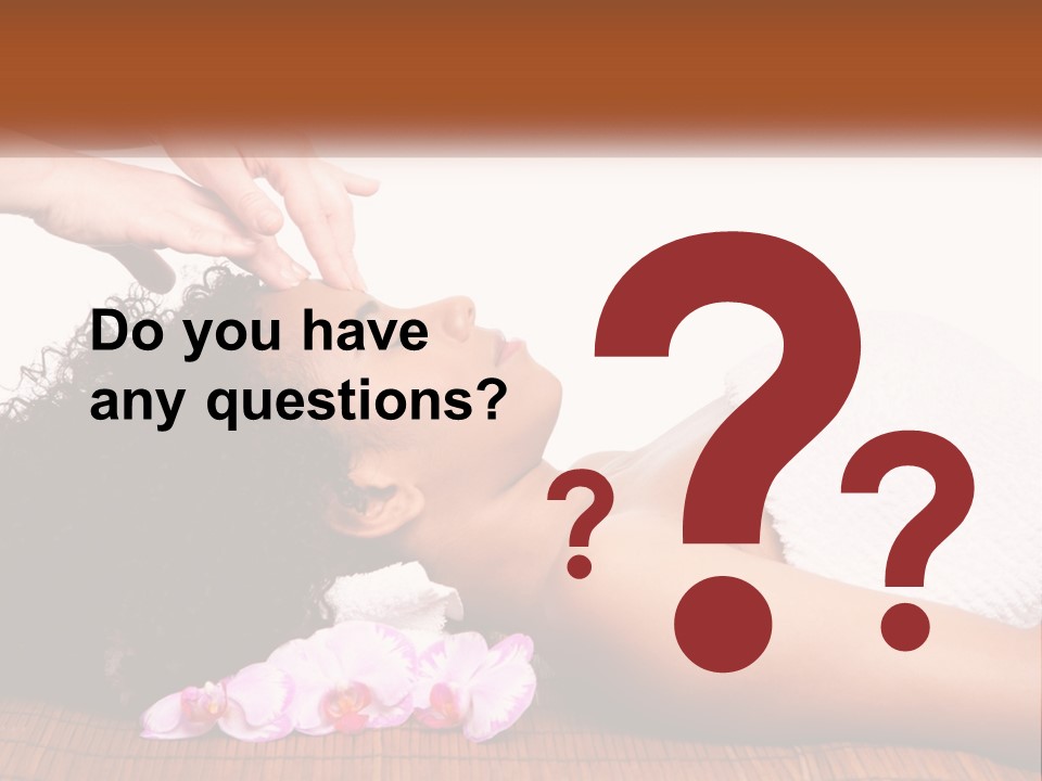 Relax Face Flowers PowerPoint Template