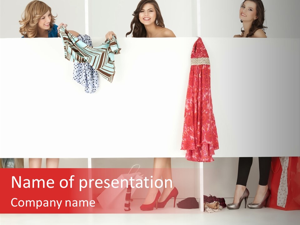 Heels Fashion Changing PowerPoint Template