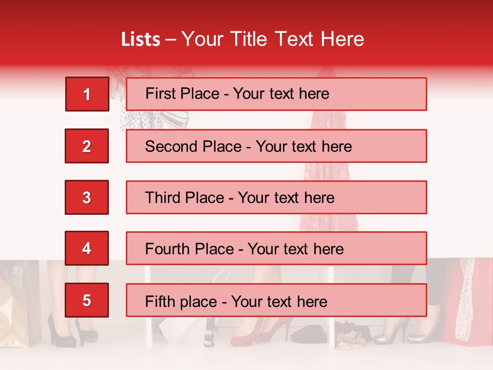 Heels Fashion Changing PowerPoint Template