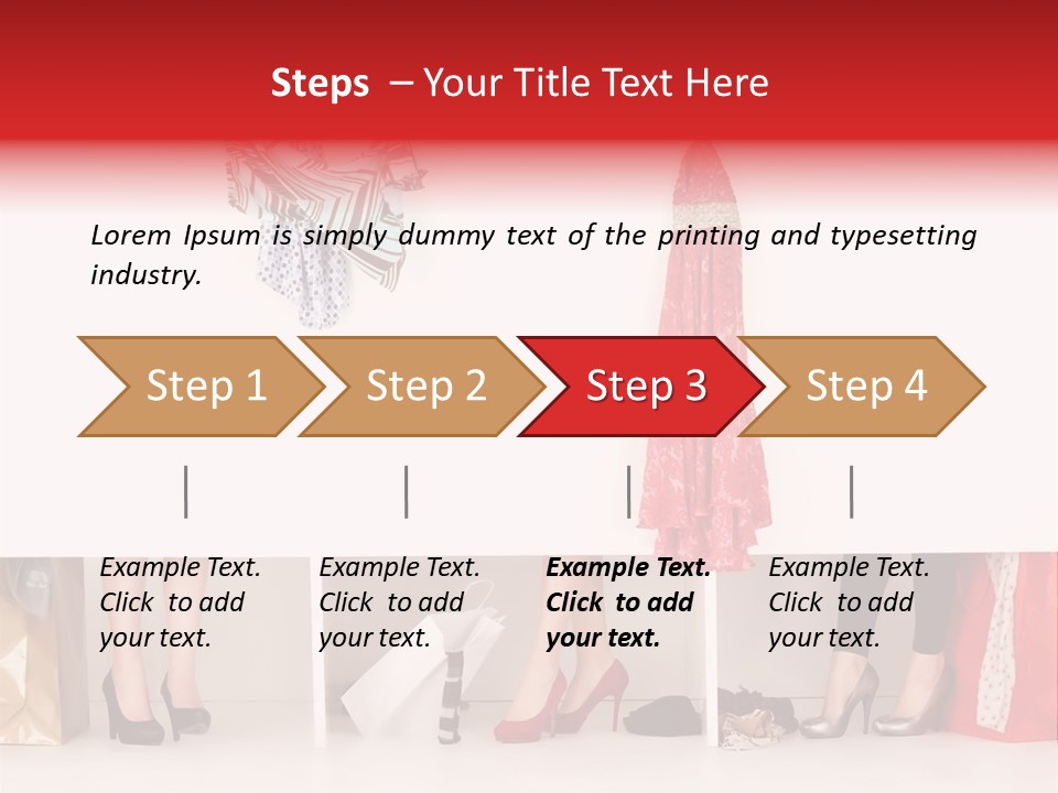 Heels Fashion Changing PowerPoint Template