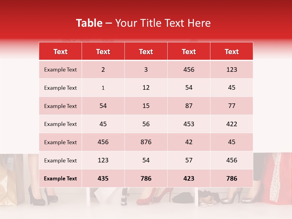 Heels Fashion Changing PowerPoint Template