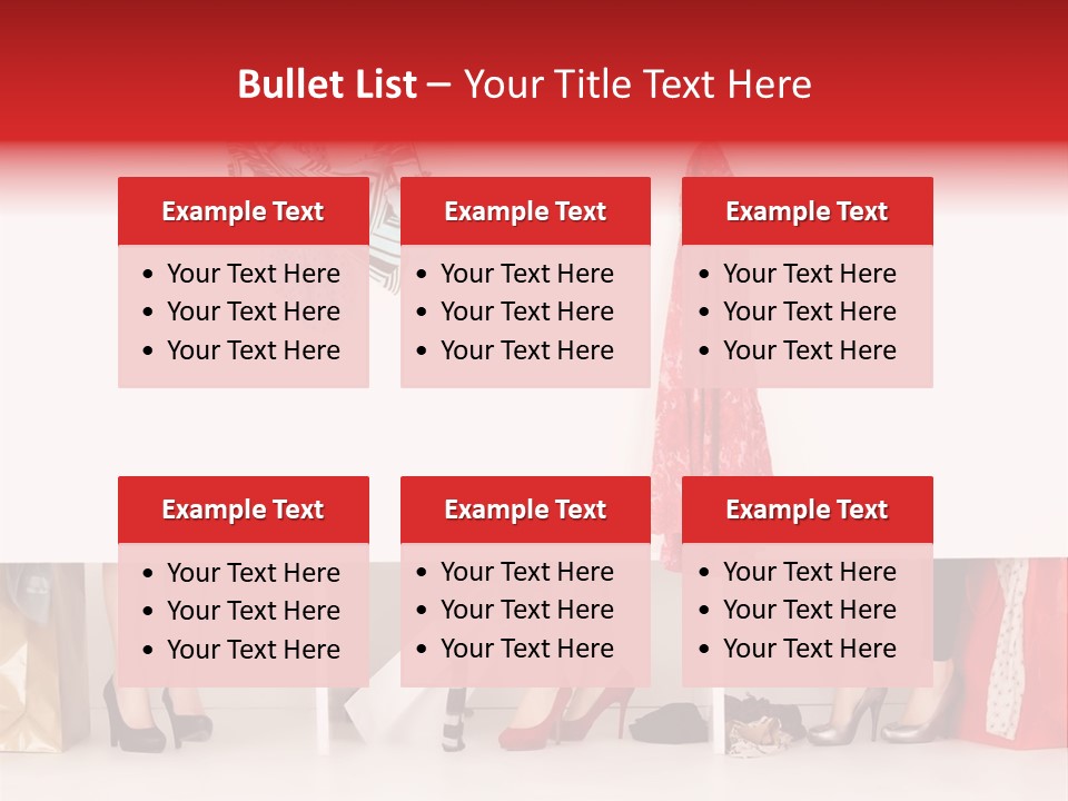 Heels Fashion Changing PowerPoint Template