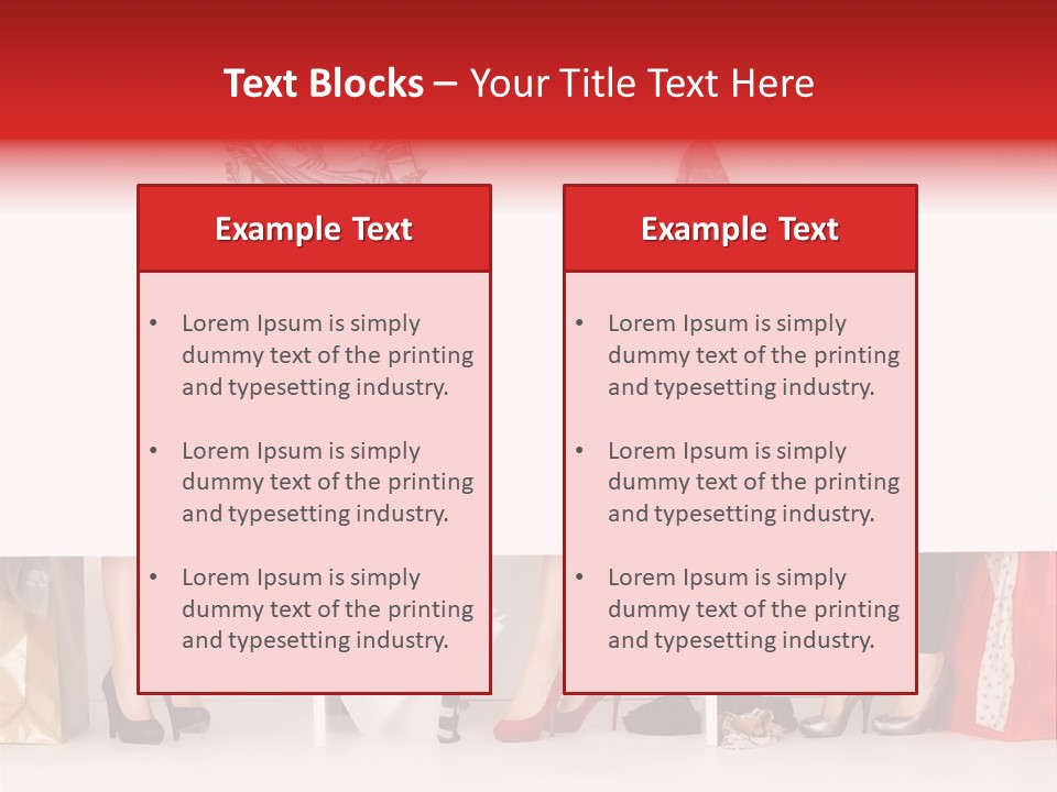 Heels Fashion Changing PowerPoint Template