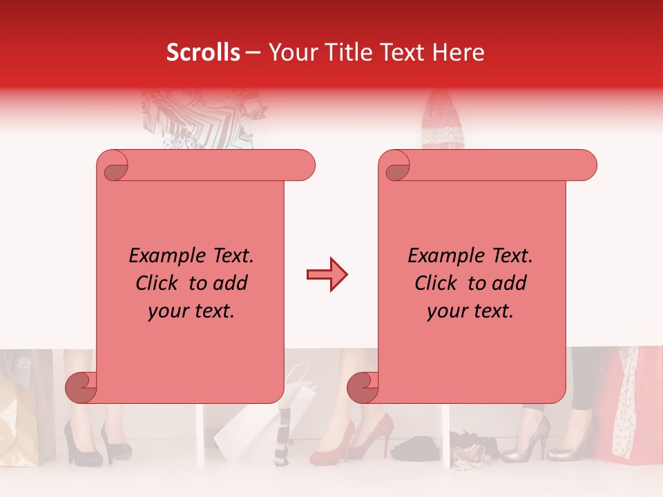 Heels Fashion Changing PowerPoint Template
