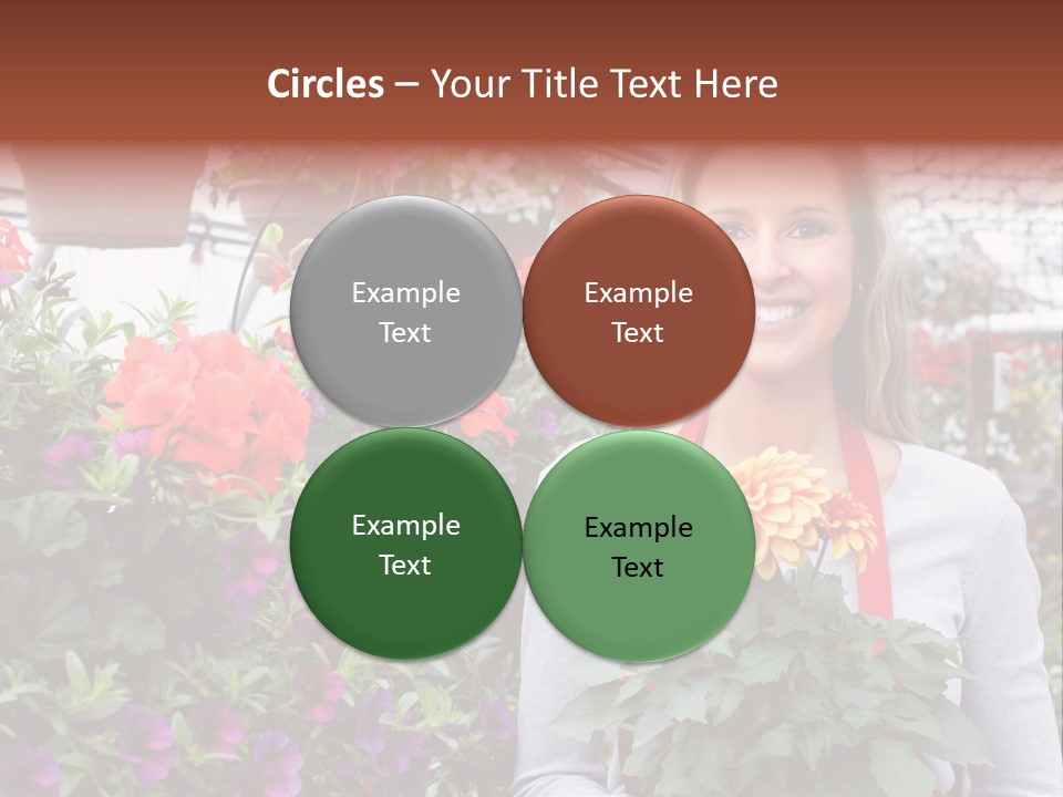 Summer Spring People PowerPoint Template