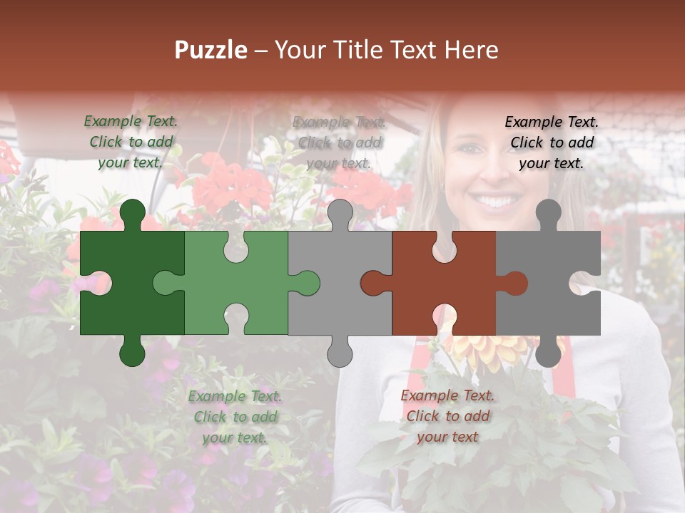 Summer Spring People PowerPoint Template