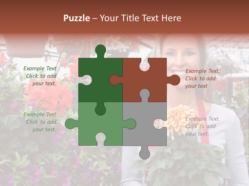 Summer Spring People PowerPoint Template