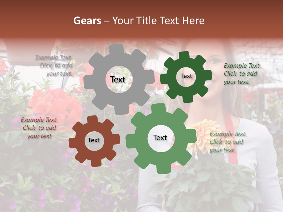 Summer Spring People PowerPoint Template