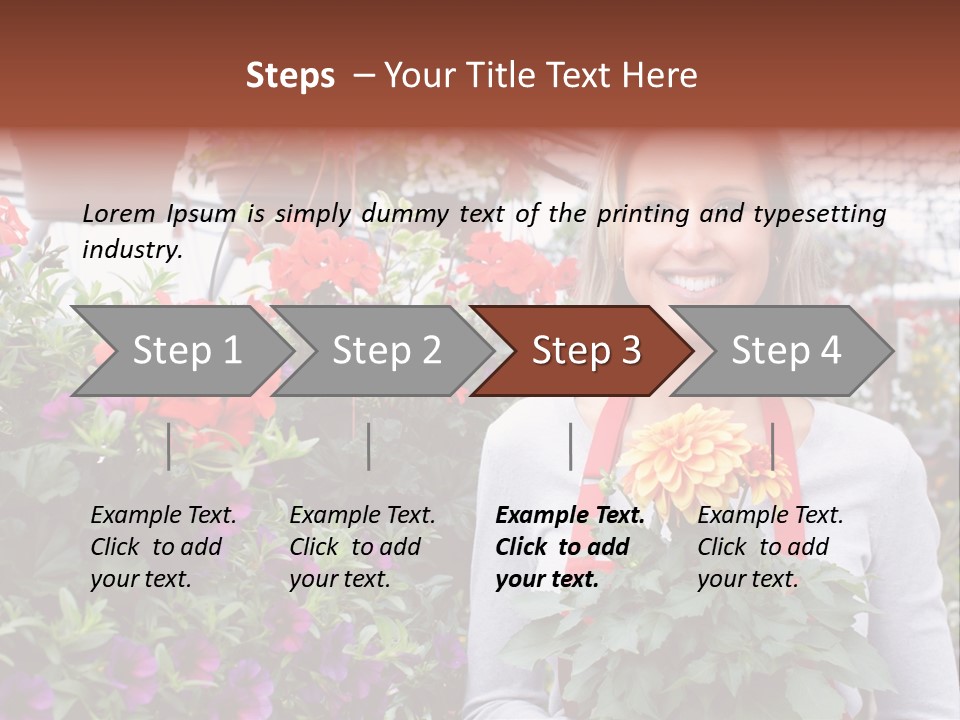 Summer Spring People PowerPoint Template