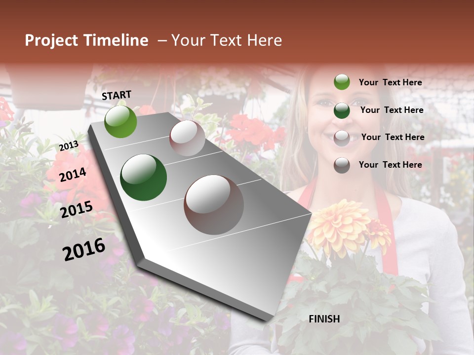 Summer Spring People PowerPoint Template