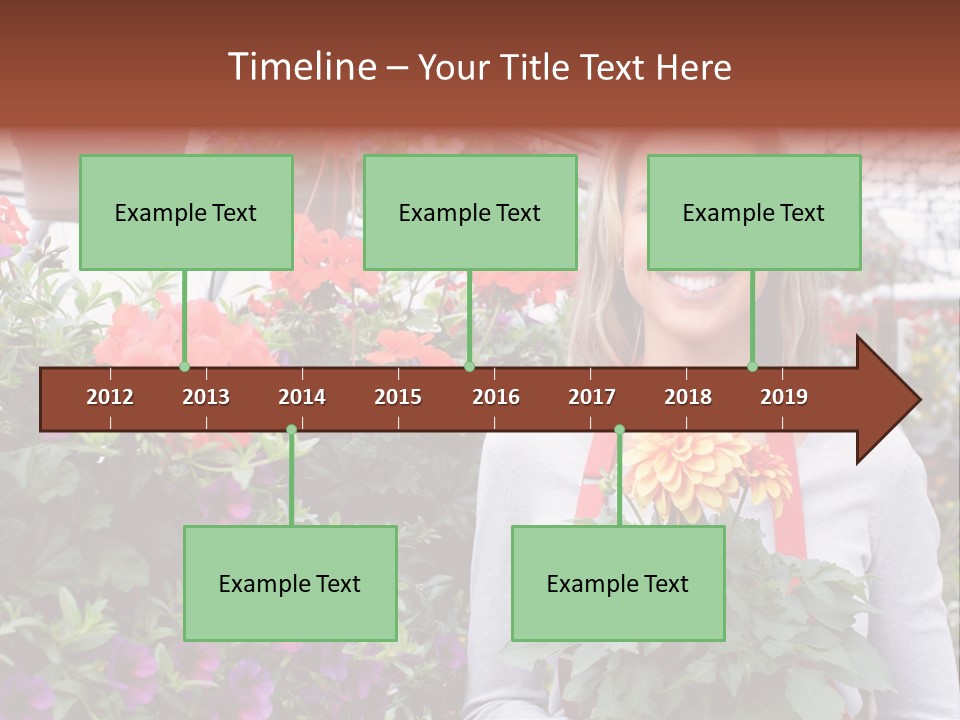 Summer Spring People PowerPoint Template