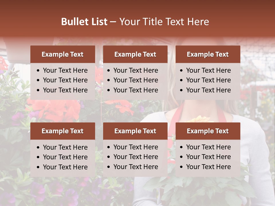 Summer Spring People PowerPoint Template