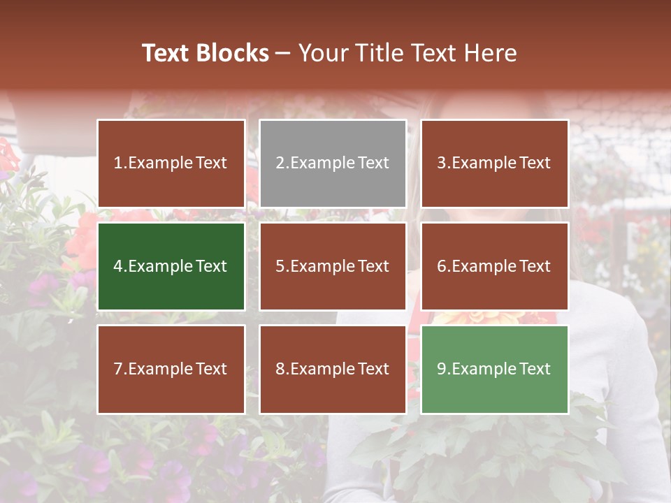 Summer Spring People PowerPoint Template