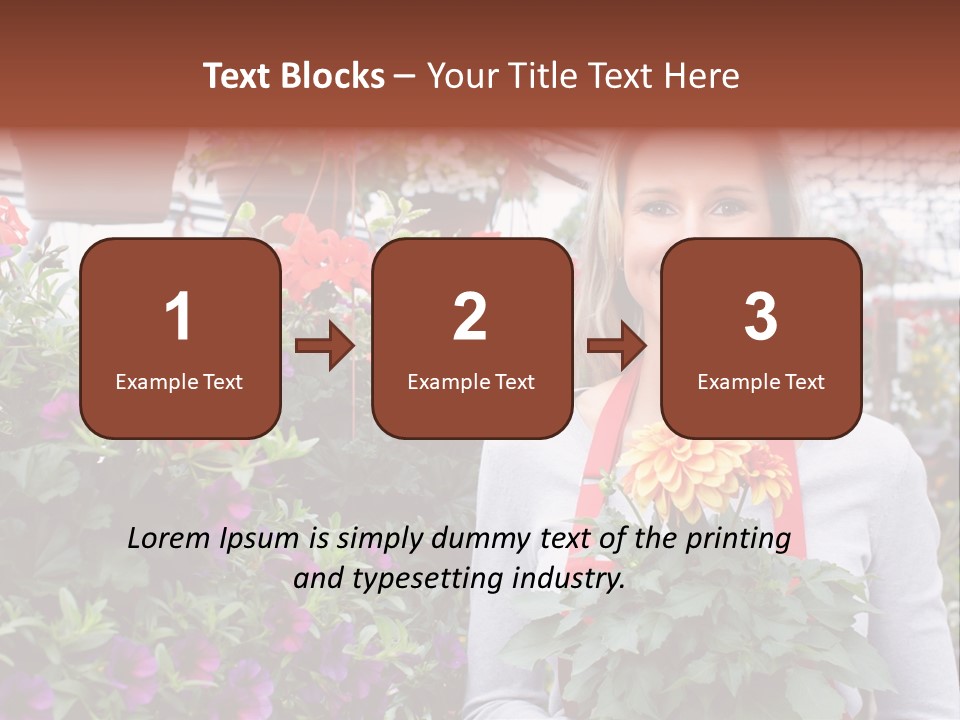 Summer Spring People PowerPoint Template