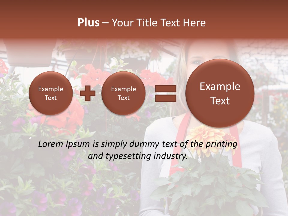 Summer Spring People PowerPoint Template