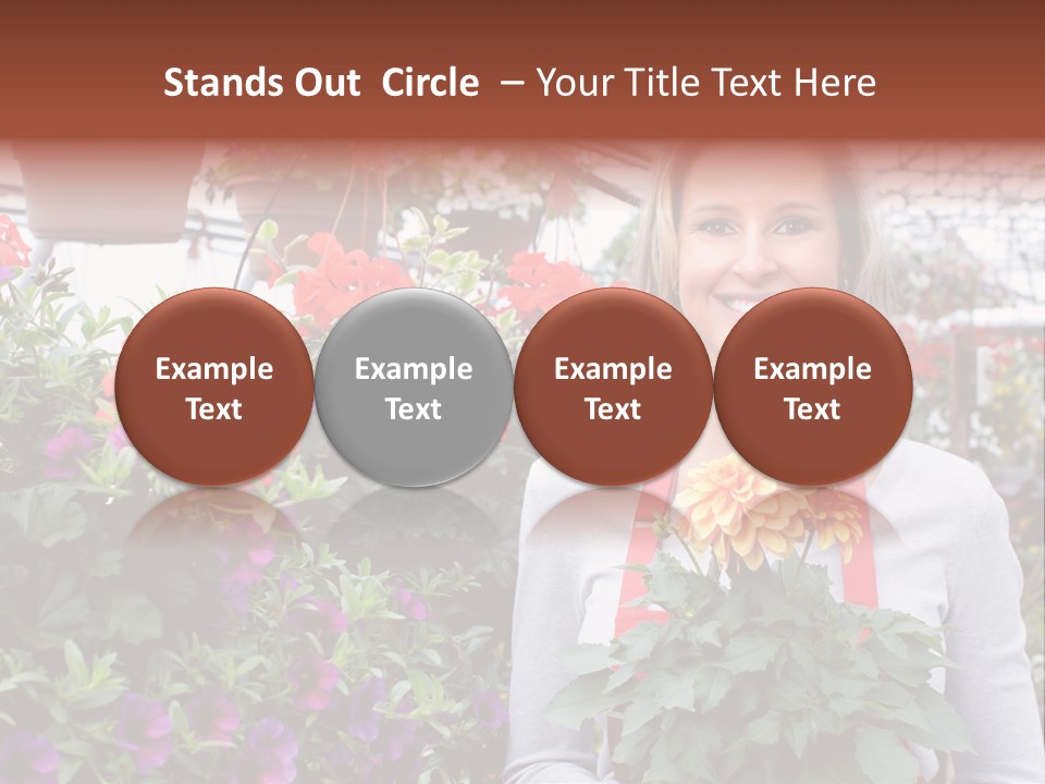 Summer Spring People PowerPoint Template