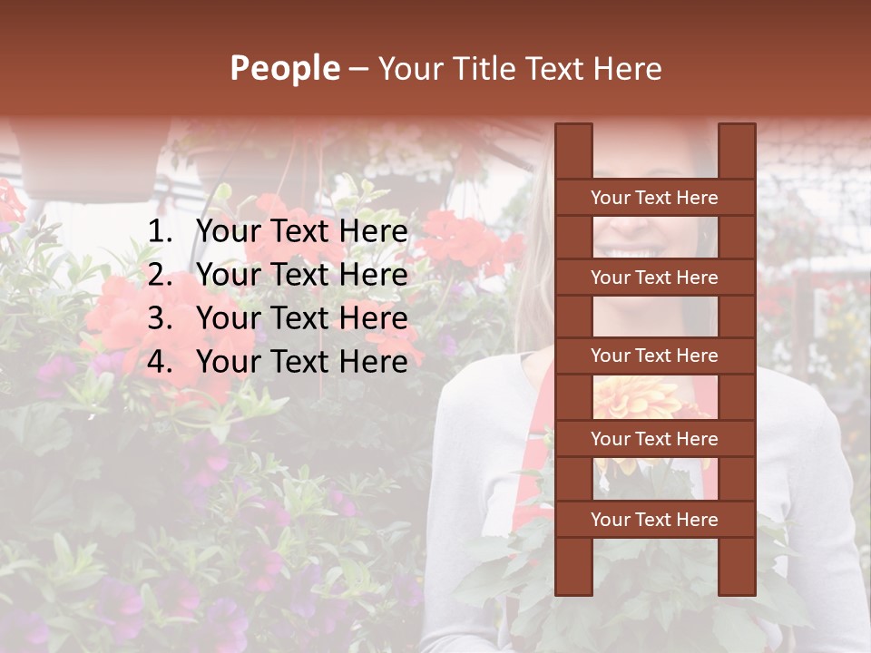 Summer Spring People PowerPoint Template