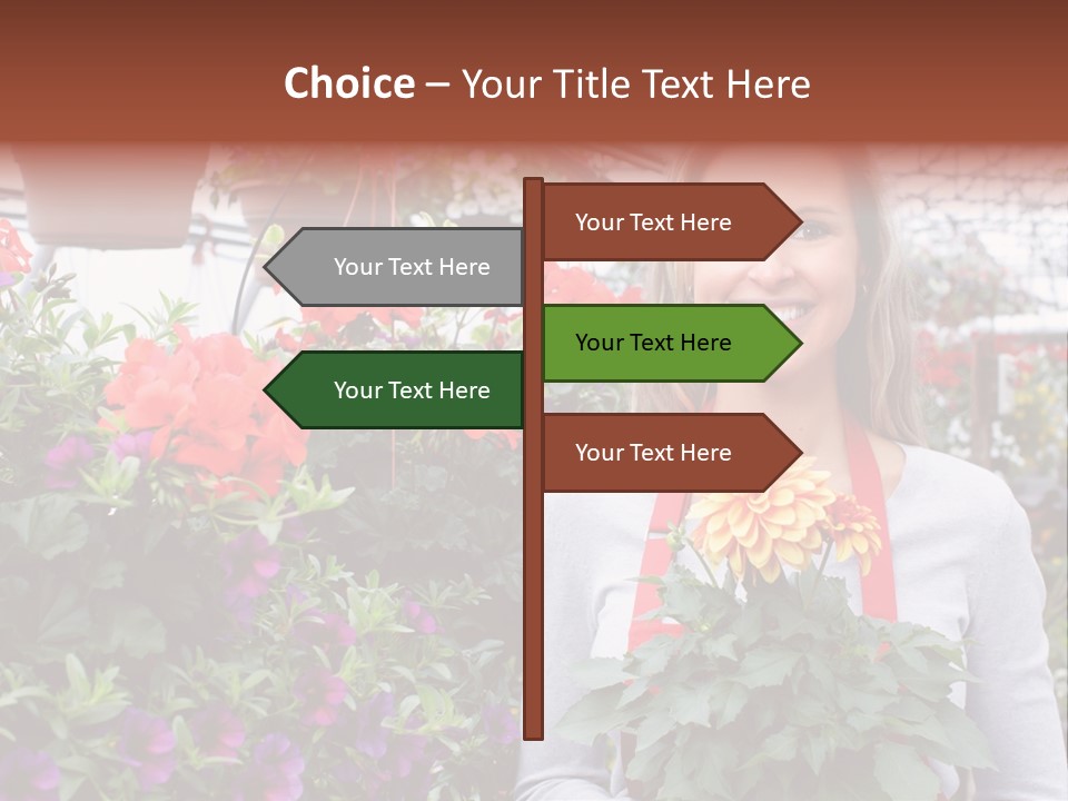 Summer Spring People PowerPoint Template