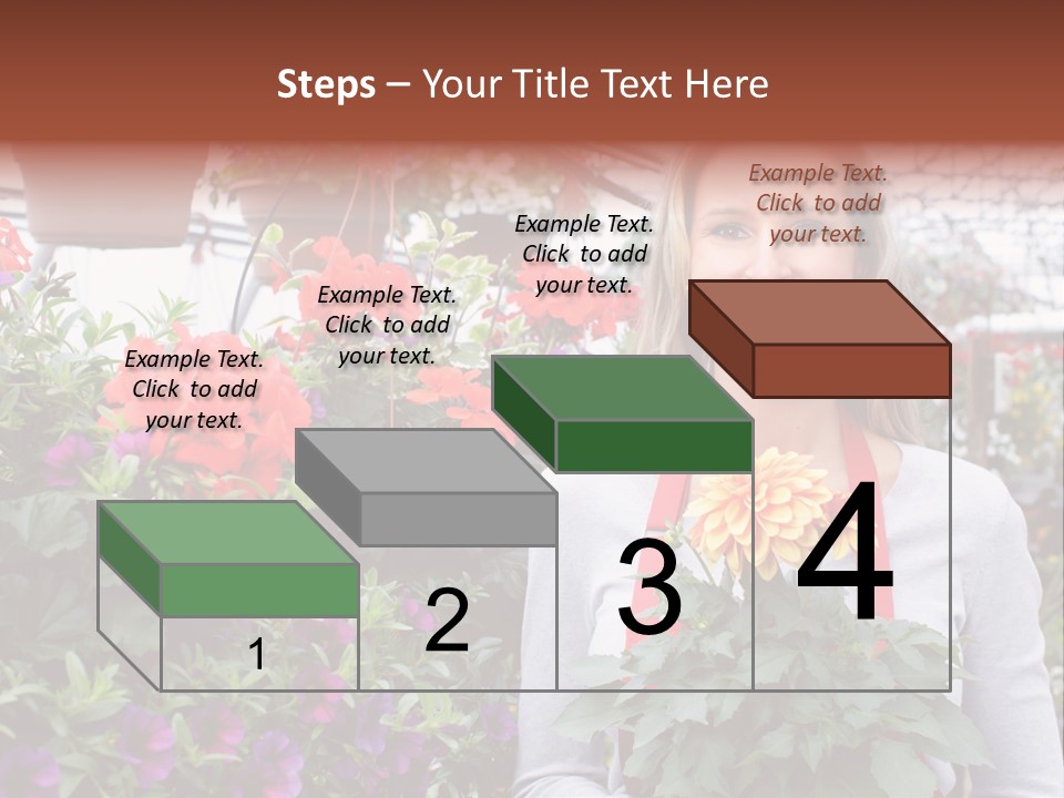 Summer Spring People PowerPoint Template