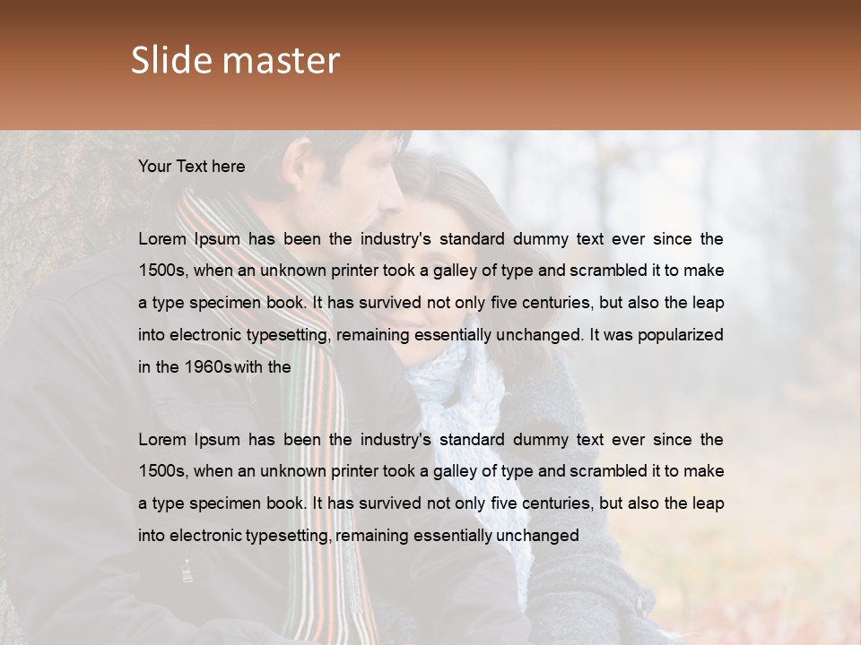 Close Girlfriend Lifestyle PowerPoint Template